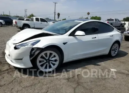 Tesla Model 3 2022 2022 vin 5YJ3E1EBXNF197346 from auto auction Copart