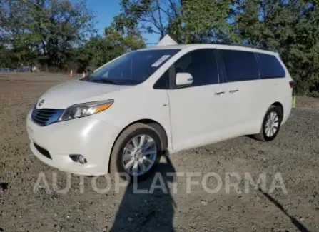 Toyota Sienna XLE 2017 2017 vin 5TDDZ3DC9HS171240 from auto auction Copart