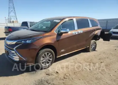 Toyota Sienna LE 2024 2024 vin 5TDKRKEC6RS189146 from auto auction Copart