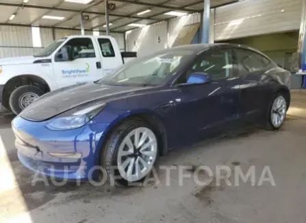 Tesla Model 3 2022 2022 vin 5YJ3E1EAXNF370452 from auto auction Copart