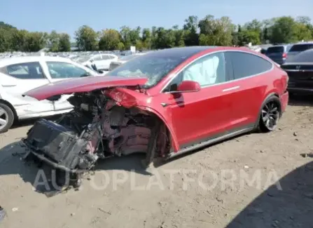 Tesla Model X 2020 2020 vin 5YJXCAE48LF278299 from auto auction Copart