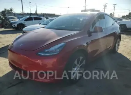 Tesla Model Y 2021 2021 vin 5YJYGDEE7MF214971 from auto auction Copart