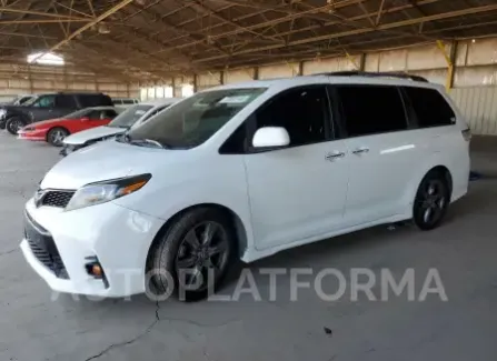 Toyota Sienna SE 2018 2018 vin 5TDXZ3DC2JS924450 from auto auction Copart