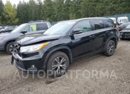 Toyota Highlander 2016 2016 vin 5TDJKRFH2GS326986 from auto auction Copart