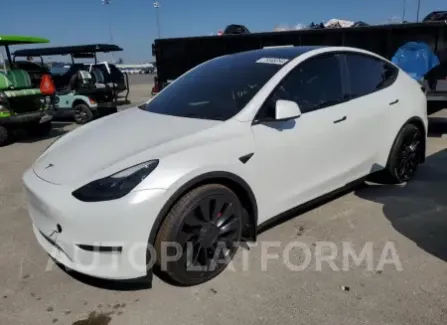 Tesla Model Y 2022 2022 vin 7SAYGDEF4NF531054 from auto auction Copart