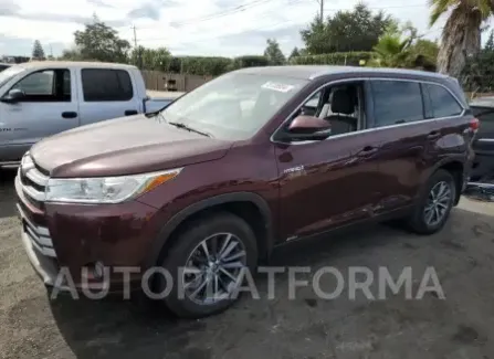 Toyota Highlander 2019 2019 vin 5TDJGRFH8KS072016 from auto auction Copart