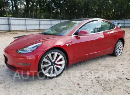 Tesla Model 3 2018 2018 vin 5YJ3E1EB2JF080564 from auto auction Copart