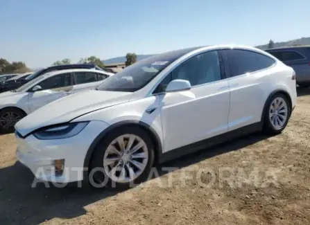 Tesla Model X 2017 2017 vin 5YJXCBE21HF068512 from auto auction Copart