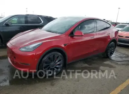 Tesla Model Y 2024 2024 vin 7SAYGDEFXRA270046 from auto auction Copart