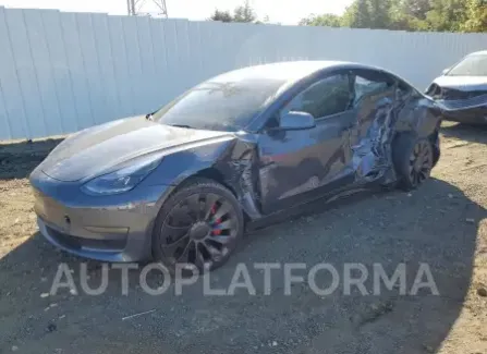 Tesla Model 3 2022 2022 vin 5YJ3E1EC2NF261811 from auto auction Copart