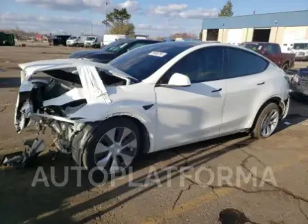 Tesla Model Y 2022 2022 vin 7SAYGDEE1NF481320 from auto auction Copart