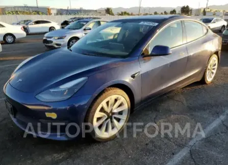 Tesla Model 3 2022 2022 vin 5YJ3E1EAXNF209423 from auto auction Copart