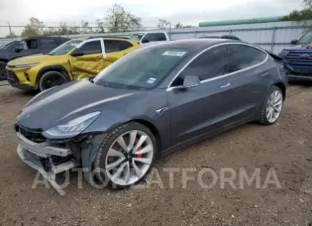 Tesla Model 3 2018 2018 vin 5YJ3E1EB5JF073012 from auto auction Copart