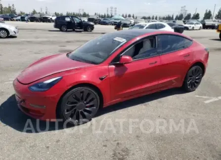 Tesla Model 3 2021 2021 vin 5YJ3E1EC8MF078315 from auto auction Copart