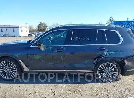 BMW X7 2019 vin 5UXCW2C53KLB43803 from auto auction Iaai