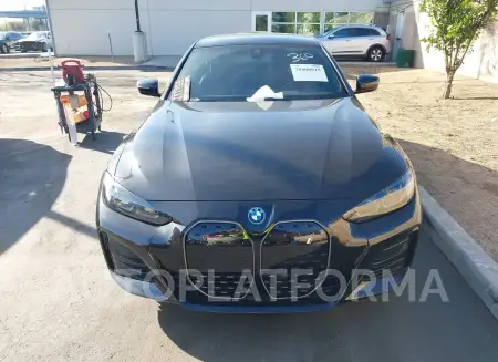 BMW I4 2023 vin WBY73AW0XPFN87154 from auto auction Iaai