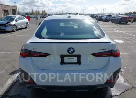 BMW I4 2023 vin WBY73AW08PFN62690 from auto auction Iaai