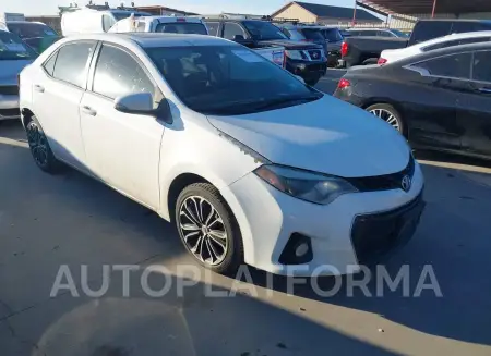 Toyota Corolla 2016 2016 vin 5YFBURHEXGP367960 from auto auction Iaai