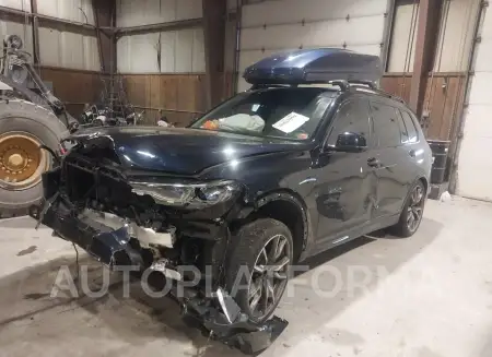 BMW X7 2021 vin 5UXCX6C03M9H39485 from auto auction Iaai