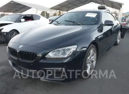 BMW 640I GRAN COUPE 2015 vin WBA6B8C5XFD453843 from auto auction Iaai