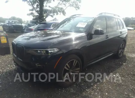 BMW X7 2021 vin 5UXCX6C09M9E09799 from auto auction Iaai