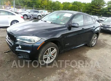 BMW X6 2015 vin 5UXKU6C57F0F94331 from auto auction Iaai