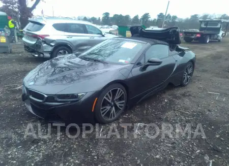 BMW I8 2019 vin WBY2Z6C59KVG98186 from auto auction Iaai