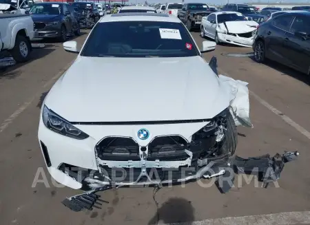 BMW I4 2023 vin WBY73AW08PFP46334 from auto auction Iaai