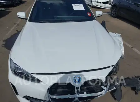 BMW I4 2023 vin WBY73AW08PFP46334 from auto auction Iaai