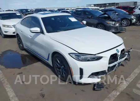 BMW I4 2023 2023 vin WBY73AW08PFP46334 from auto auction Iaai