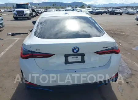 BMW I4 2023 vin WBY73AW08PFP46334 from auto auction Iaai