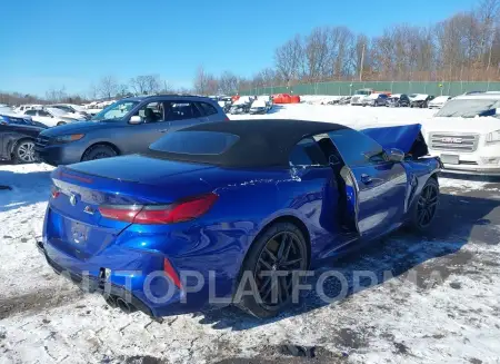 BMW M8 2022 vin WBSDZ0C0XNCJ05596 from auto auction Iaai