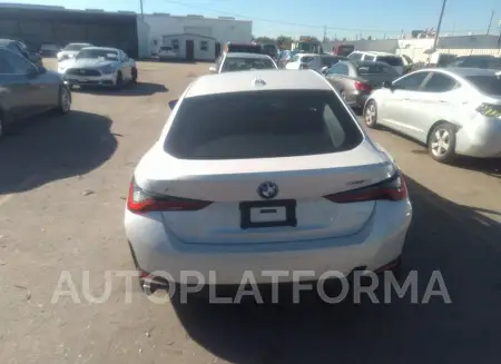 BMW I4 2023 vin WBY43AW04PFR38790 from auto auction Iaai