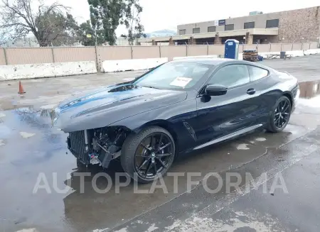 BMW M850I 2024 vin WBABC4C07RCP11108 from auto auction Iaai