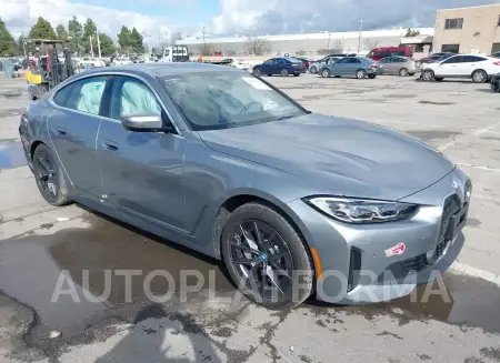 BMW I4 2023 2023 vin WBY73AW02PFR47520 from auto auction Iaai