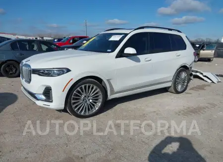 BMW X7 2020 vin 5UXCW2C02L9C67385 from auto auction Iaai