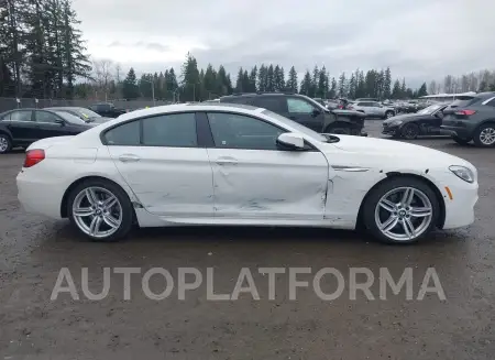 BMW 650I GRAN COUPE 2016 vin WBA6D6C53GG387960 from auto auction Iaai