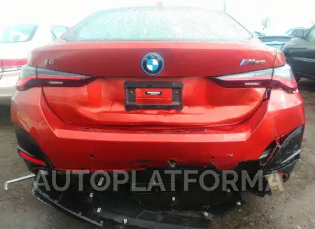 BMW I4 2023 vin WBY33AW09PFN88374 from auto auction Iaai