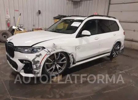 BMW X7 2021 vin 5UXCX6C05M9H03054 from auto auction Iaai