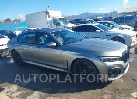 BMW 740I 2022 vin WBA7T2C00NCK17564 from auto auction Iaai