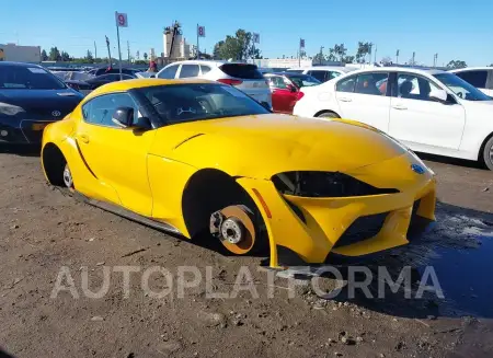 Toyota Supra 2021 2021 vin WZ1DB2C01MW041745 from auto auction Iaai