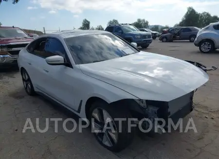 BMW I4 2023 2023 vin WBY43AW0XPFP84439 from auto auction Iaai