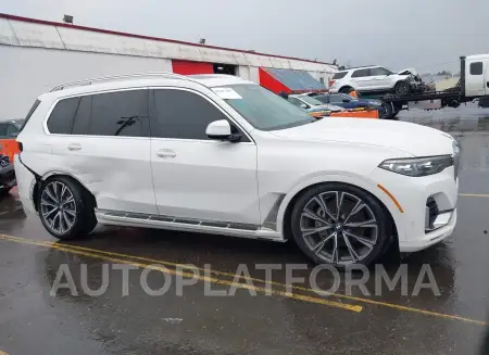 BMW X7 2019 vin 5UXCX4C57KLB40279 from auto auction Iaai