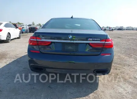 BMW 750I 2016 vin WBA7F2C54GG415174 from auto auction Iaai