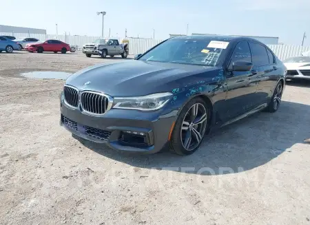 BMW 750I 2016 vin WBA7F2C54GG415174 from auto auction Iaai