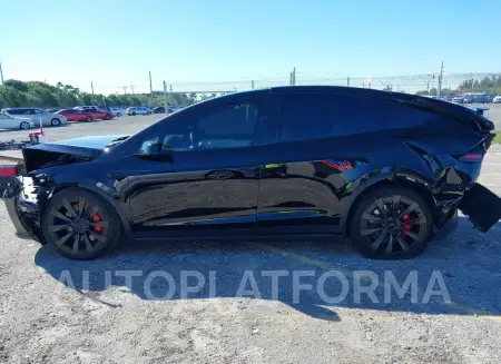 TESLA MODEL X 2023 vin 7SAXCBE62PF408545 from auto auction Iaai