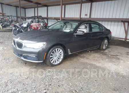 BMW 740I 2017 vin WBA7E4C51HGU99647 from auto auction Iaai