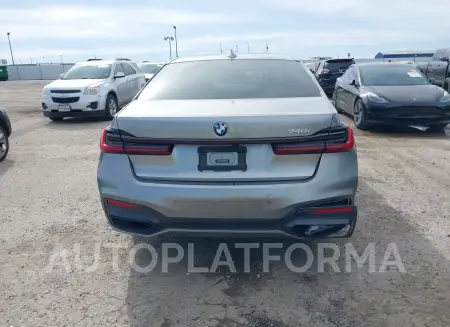 BMW 740I 2022 vin WBA7T2C06NCH24343 from auto auction Iaai