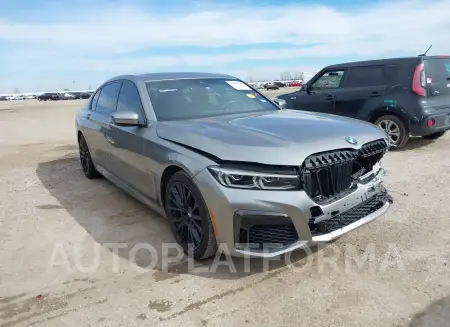 BMW 740I 2022 vin WBA7T2C06NCH24343 from auto auction Iaai