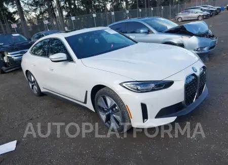 BMW I4 2024 2024 vin WBY43AW01RFS09360 from auto auction Iaai